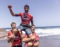 1. Marc Paré, 2. Julian Salmonn, 3. Victor Fernandez