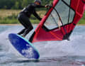 As at many other spots in Germany, storm fronts caused stormy gusts and grinning windsurfers