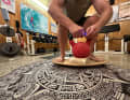 The board can be incorporated into many exercises and also increases the training effect