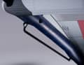 The centre section is made of rigid Aluula material; the wing is supplied with a full-length boom