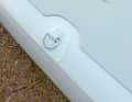 Mounting rings for a kayak seat.