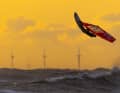 It starts in September, green light is given with good waves and at least 25 knots of wind