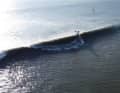 If you get a wave, you can ride it for up to two kilometres
