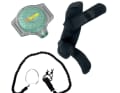 The sets include roll leash, connector (black) and the strap for leg or hip