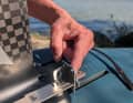 Length and height of the foil lock are variable