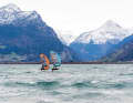 Wings with a view of the snow-capped mountains - a daily routine for the Swiss