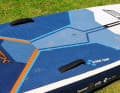 Large deck pad and carrying handles