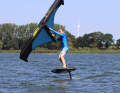 Initiate the turn to leeward