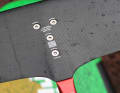 The screw lengths to be used are printed on Axis