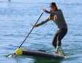Olivia Piana won three world championship titles on the SUP