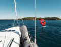 Dugi Otok offers sheltered bays - equally suitable for anchoring and waving