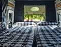 The extra space means you can sleep lengthways