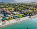 The spot is ideally developed with surf centres and accommodation options