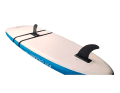 The "Wing-Fin" from FitOcean is strapped on and has a lot of surface area. It is also comparatively inexpensive