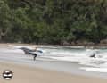 There was also some shorebreak to be mastered