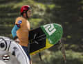 Currently in the lead: Bastien Escofet on France