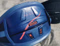 The trapeze offers a medium-high cut