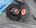 The standard valve in particular is susceptible to damage to the seals when it is screwed in.
