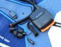 The scope of delivery includes seven adapters for a wide range of water sports equipment