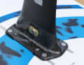 The carbon mast can be retrofitted with the Kraken quick release from Sabfoil