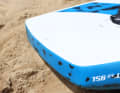 The wide rear has a sharp tear-off edge for clean water break-off