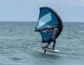 ...so that the foil does not come to the surface of the water in the wave trough