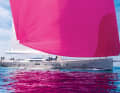 Owner Hans Georg Näder christened his sailing yacht "Pink Gin"