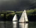 2017: As evening falls, a magical atmosphere settles over Lake Neuchâtel. Chantal Weiss won with this photo