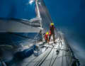 Especially when tougher conditions are expected, it is better to sail defensively into the night