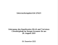 Im kürzlich vorgelegten Abschluss­bericht der Bundes­stelle für Seeunfalluntersuch­ung ...