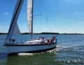 YACHT readers on the move: The family of four on their Hallberg-Rassy 310 on the Peene...