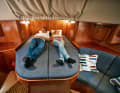 Owner's berth (example: Hallberg-Rassy 43)