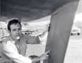 Designer Klaus Feltz shows the narrow keel with trim tab. The man was innovative and ahead of his time