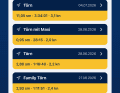 Without the Pro version, only the three most recent trips can be opened in full; however, all records remain permanently saved.