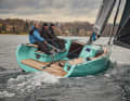 The polarising daysailer showed its potential in changing winds, more soon in the detailed test report