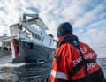 Impression "The Return to Antarctica" (Le retour en Antarctique)