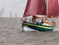 The Wadden Sea with its tidal currents is an ideal area for the flat-bottomed boat with its centreboard.