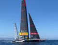 Das italienische America's-Cup-Team zog problemlos in Lee vorbei