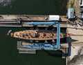 Impressioni su "Shamrock V", Saxon Wharf, Regno Unito