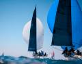 I partecipanti attivi della settimana di Kiel - qui l'X-99 alla Gold Cup - la chiamano vela champagne quando il vento soffia a 3 o 4 Beaufort e il sole splende ininterrottamente.