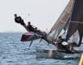 Things can get a bit tight when rounding the mark.