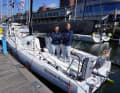 Ready for the start of the ORC Doublehanded World Championship: Lina Rixgens and Sverre Reinke with the Sun Fast 30 OD "Gaia".