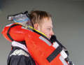 The Legend 305 from Baltic has the longest buoyancy chamber. It turns reliably and protects the mouth from water