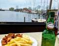 Kibbeling and fries in the "Oude Vishal" in Heeg, unfortunately that's finally over