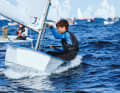 Many children learn to opti-sail in a club. There are often good sailing programmes for adults too