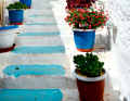 Typical island villages: In Poros, steep steps lead into the alleyways above the harbour