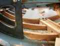 Some of the oak frames could no longer be saved and had to be rebuilt