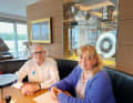 Sven Jürgensen during an interview with YACHT author Tatjana Pokorny at the NRV