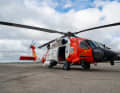 Rettungshelicopter der U.S. Coast Guard vom Typ MH-60 'Jayhawk'.