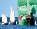 One of the highlights of the week: the windjammer parade for sea and lake lovers